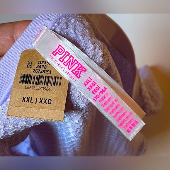 PINK Hiphuggers Size: XXL, Color: Lavender - Picture 3 of 5